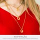 Corrente Elo Cartier Ouro 4mm