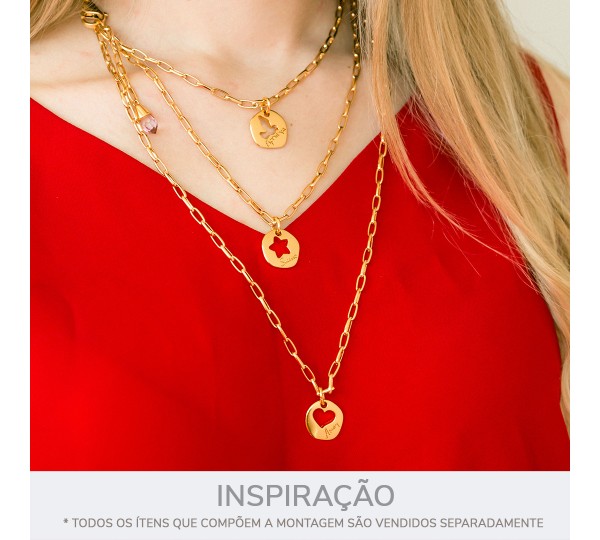 Corrente Elo Cartier Ouro 4mm