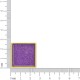 Passador Ouro com Glitter Violeta 26mm