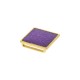 Passador Ouro com Glitter Violeta 26mm