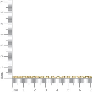 Corrente Ouro 0,60mm de Espessura com Elo de 3,30mm