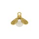Pingente Inseto Ouro com Pérola 21mm
