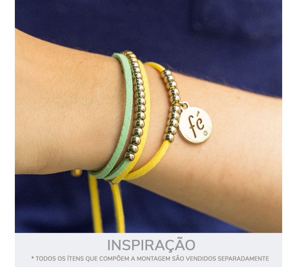 Tira Camurça Verde Água 3mm