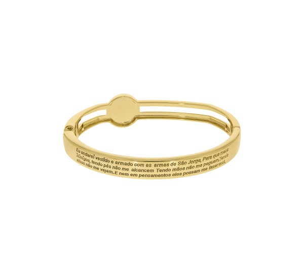 Pulseira São Jorge Ouro 74mm