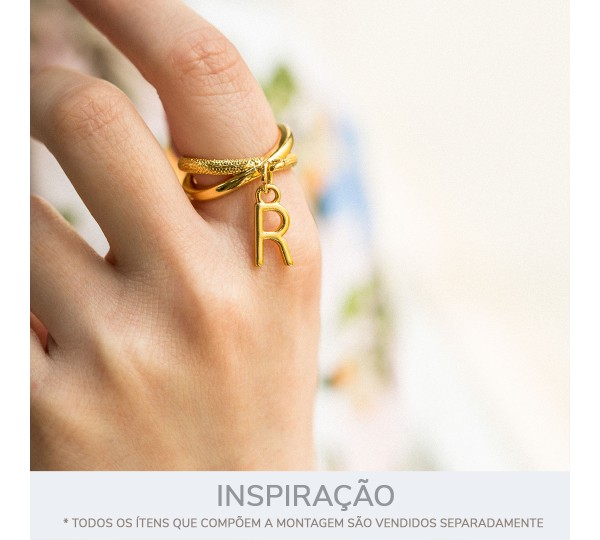 Anel em X Ouro N° 20