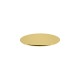 Placa Oval Ouro com Garra 45mm