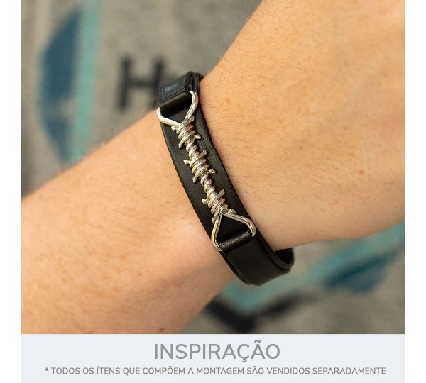 Passa Tira de Arame Farpado Níquel 52mm