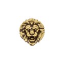 Ponteira Leão Ouro com Marrom 25mm