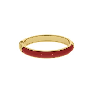 Pulseira Ouro com Vermelho 68mm