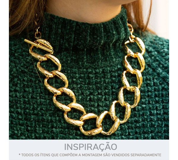Fecho T Ouro 40mm