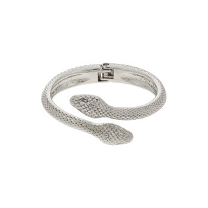 Bracelete Cobra Prateado 69mm