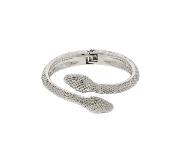 Bracelete Cobra Prateado 69mm