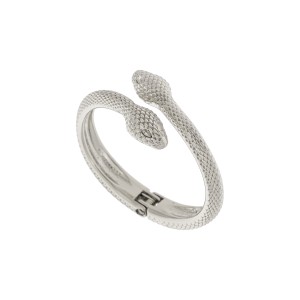 Bracelete Cobra Prateado 69mm
