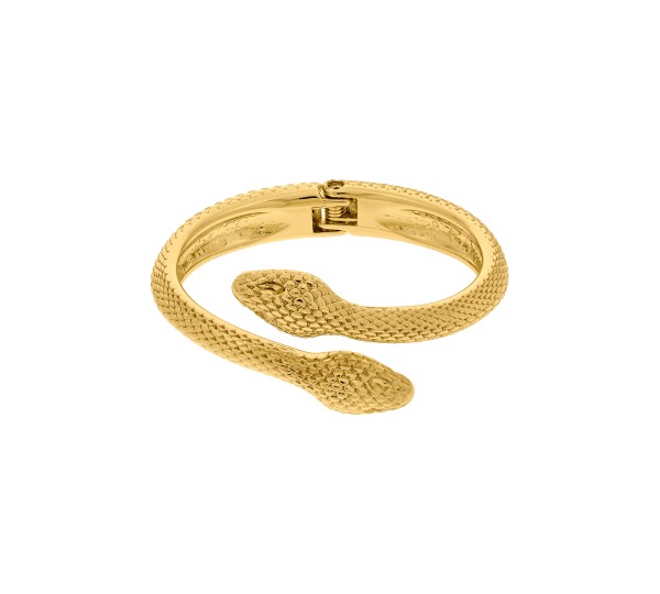 Bracelete Cobra Dourado 69mm