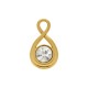 Pingente Infinito Ouro com Strass 26MM