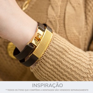 Bridão Tramado Ouro 52mm