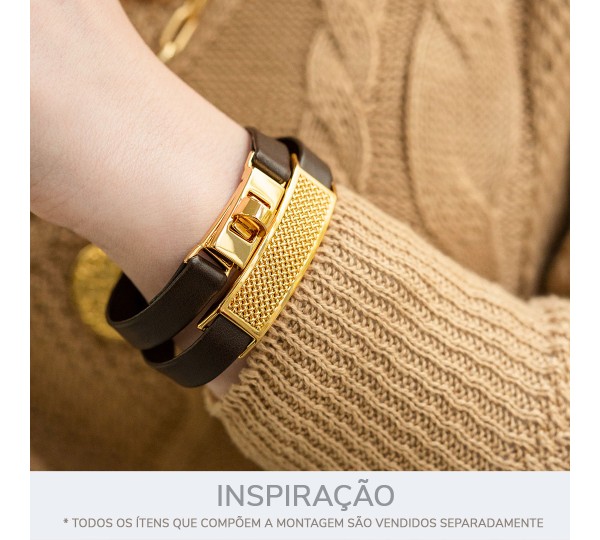 Bridão Tramado Ouro 52mm