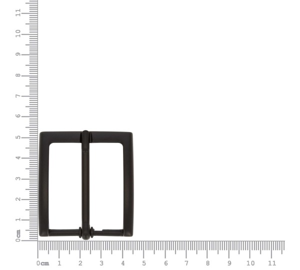 Fivela para Cinto em Preto Fosco 53mm