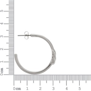 Base para Brinco Argola Nó Níquel 32mm