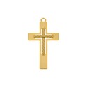 Pingente Crucifixo Ouro 46mm