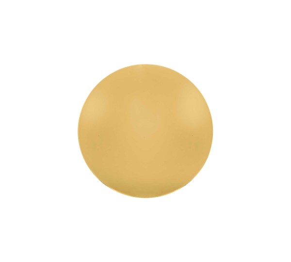 Placa Redonda Ouro com Garra 41mm