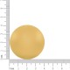 Placa Redonda Ouro com Garra 41mm