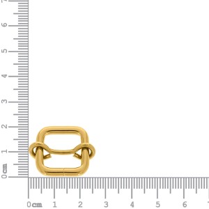 Argola para Bolsa Quadrada Ouro com Regulador 22mm