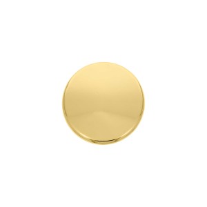 Botão Redondo Para Costura Ouro 25mm