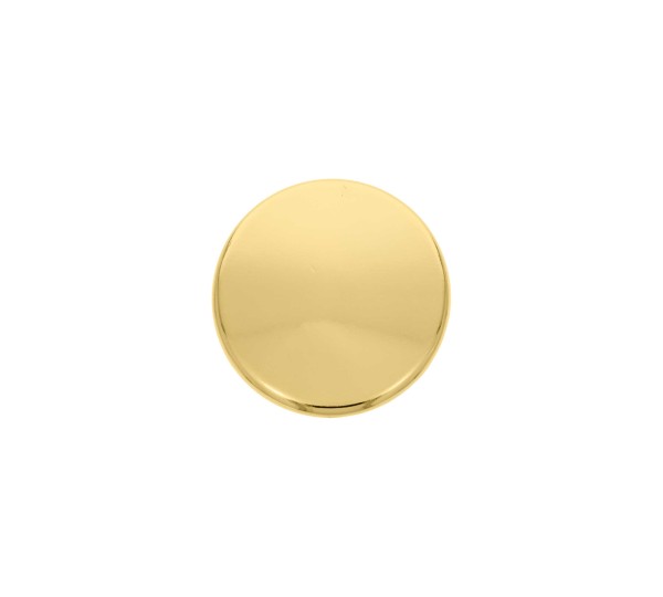Botão Redondo Para Costura Ouro 25mm