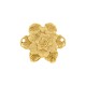 Pingente Flor com duas saídas Ouro 48mm