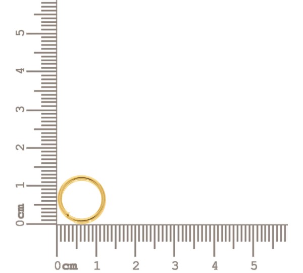 Argola para Chaveiro Ouro 12mm