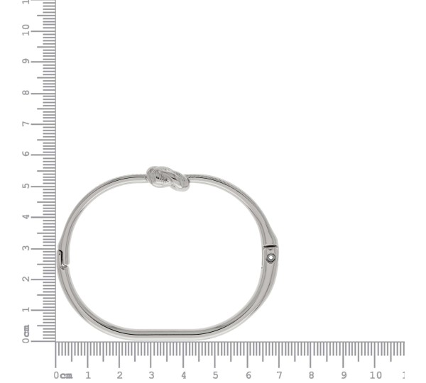 Pulseira Nó Níquel 70mm