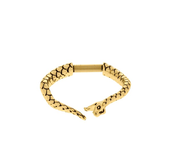 Pulseira Cobra Black Gold 65mm