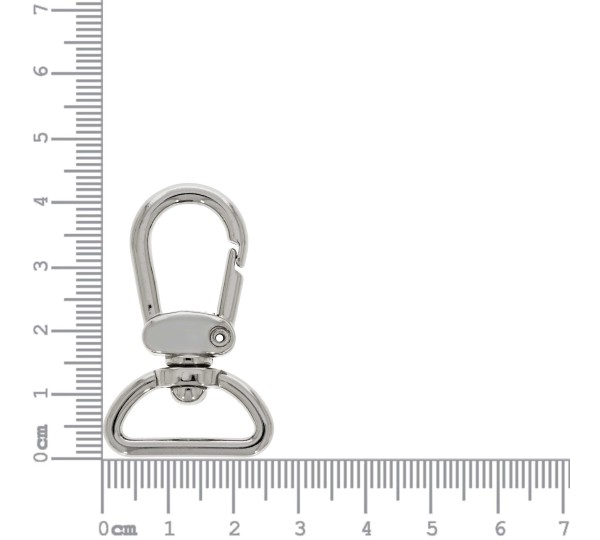 Mosquetão Níquel 43mm com Abertura 20mm
