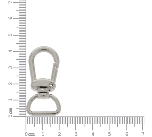Mosquetão Níquel 43mm com Abertura 15mm