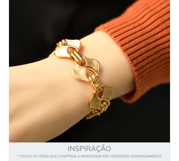 Bridão Texturado Ouro 138mm