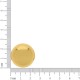 Passador Meia Esfera Ouro 25mm