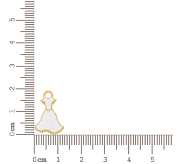Pingente Noiva Ouro 19mm