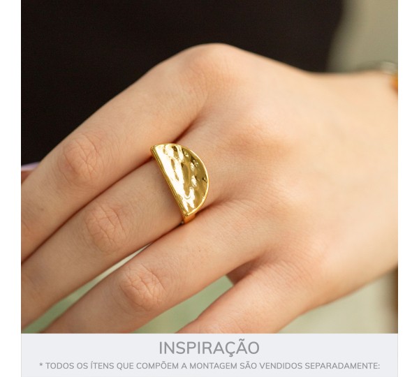 Anel Duo Orgânico Ouro N° 20