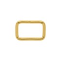 Argola Quadrada Ouro 30mm