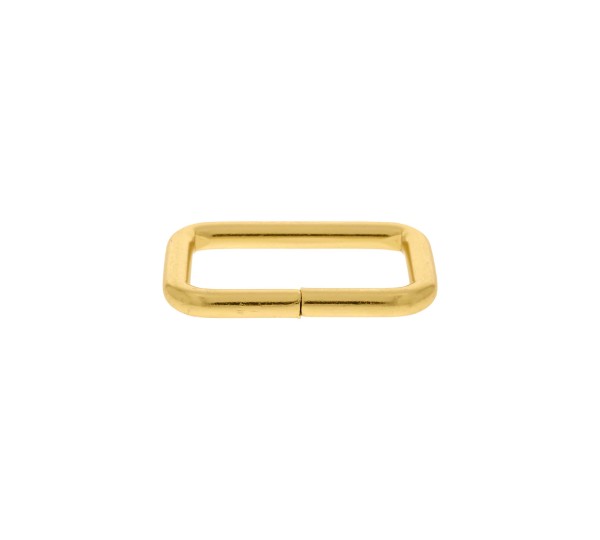 Argola Quadrada Ouro 30mm
