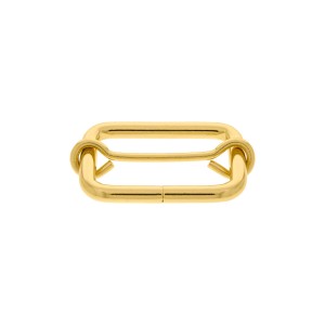 Argola Quadrada com Regulador Ouro 38mm