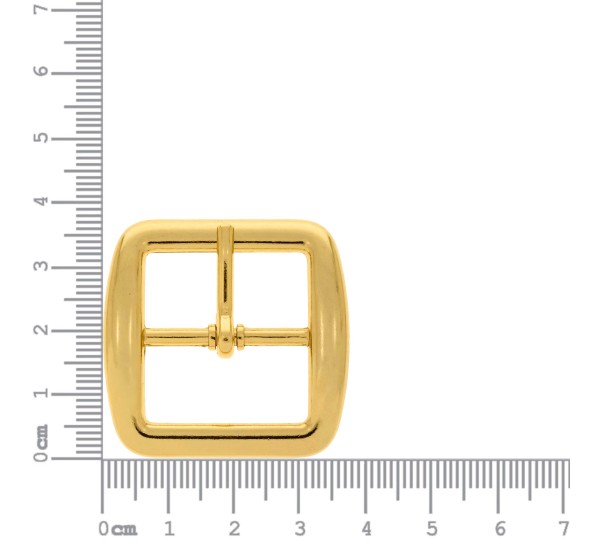 Fivela Quadrada Ouro 38mm