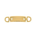 Bridão Articulado Liso Ouro 63mm