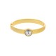 Pulseira Glam Ouro com Pedra Rivoli 68mm