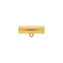 Entremeio Retangular Ouro 25mm