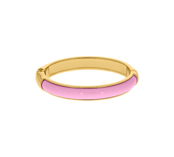 Pulseira Ouro com Rosa Claro 68mm