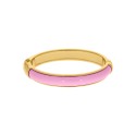 Pulseira Ouro com Rosa Claro 68mm