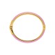 Pulseira Ouro com Rosa Claro 68mm