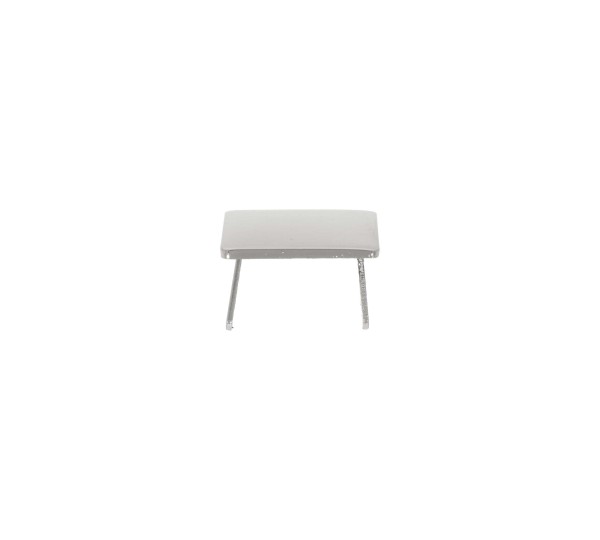 Placa Quadrada com Garra Níquel 18mm